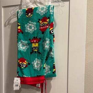 NWT- Universal Despicable Me Green & Red Soft Sleepwear